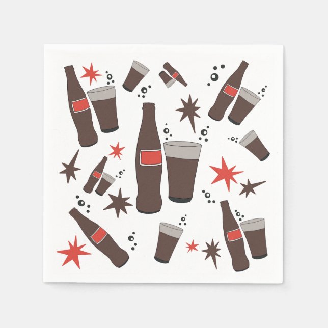 Refresh this summer with a drink. napkins (Front)