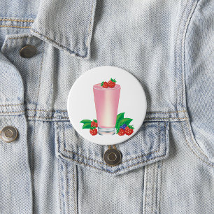 Refreshing Berry Smoothie Pink Drink Button