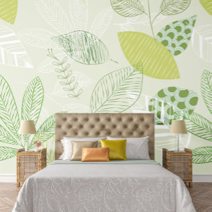 Refreshing Botanical Greenery Wallpaper