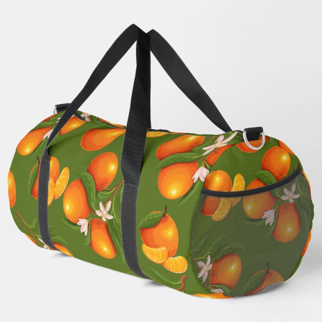 Refreshing Large Oranges Pattern Duffle Bag (Right Corner)