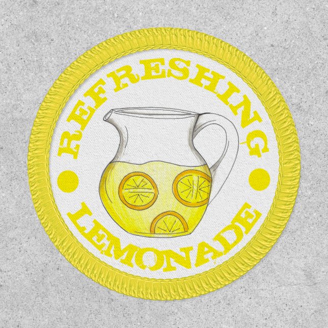 Refreshing Lemonade Lemon Ade Citrus Fruit Drink Patch (Front)