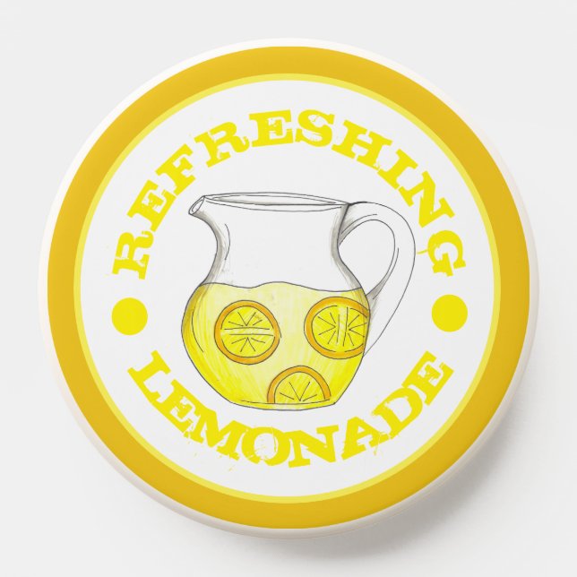 Refreshing Lemonade Lemon Ade Citrus Fruit Drink PopSocket (Popsocket)