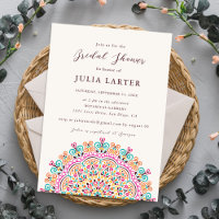 Refreshing Sunflower Mandala Bridal Shower