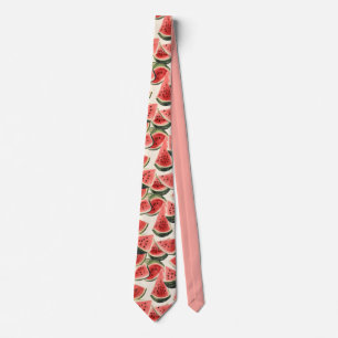 Refreshing Watermelon Pattern Neck Tie