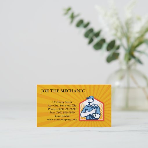 Refrigeration Air Conditioning Mechanic Front Business Card Zazzle