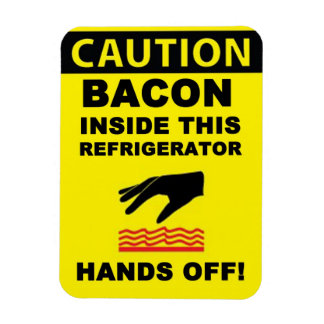 Refrigerator Bacon Security Magnet
