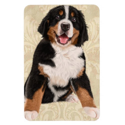 Refrigerator Magnet 4 x 6 Dogs Photo Template