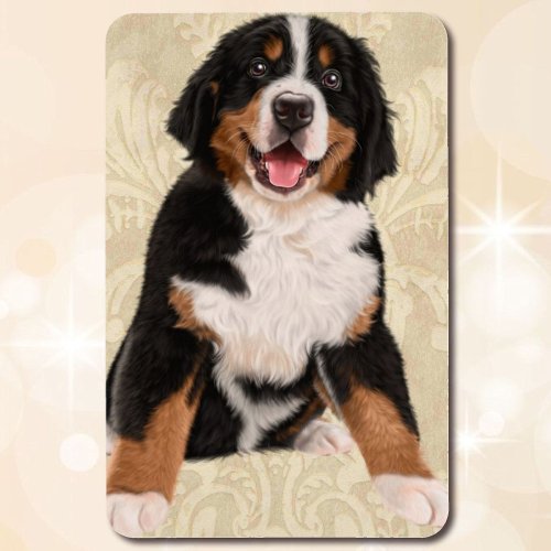 Refrigerator Magnet 4 x 6 Dogs Photo Template