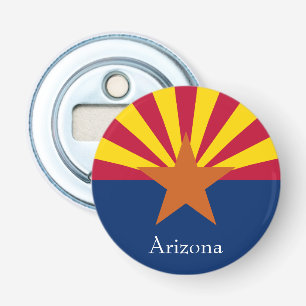 Refrigerator Magnet Arizona Star Bottle Opener