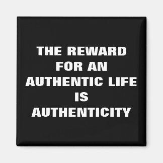 Refrigerator Magnet - Black/White