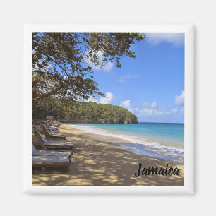 refrigerator magnet; Jamaica beach souvenir Magnet