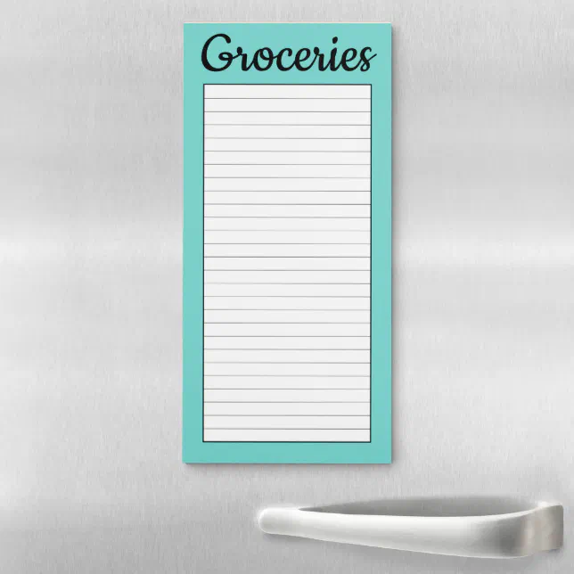 Refrigerator Notepad Grocery List Gift Zazzle