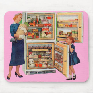refrigerator of plenty mouse pad