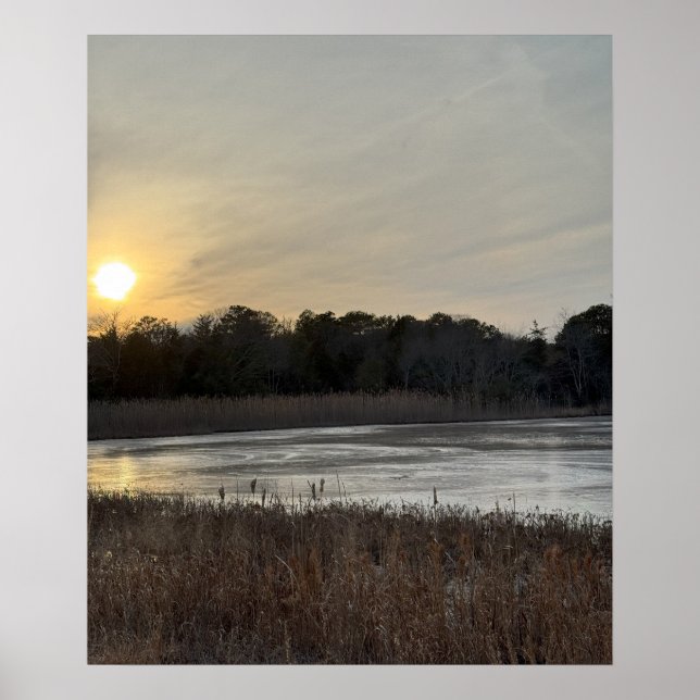Refuge Frozen Pond Poster (Front)
