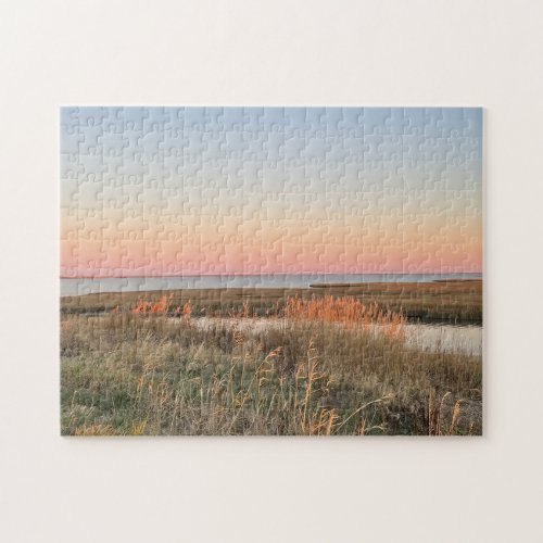 Refuge Sunset Waterscape Jigsaw Puzzle