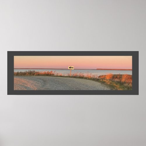 Refuge Sunset Waterscape Poster 