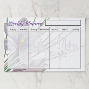 Refuge Weekly planner sheets Paper Pad