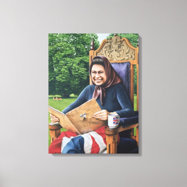 Refugee from England 1975 Canvas Print (Front)