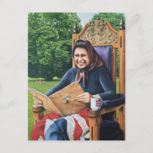 Refugee from England 1975 Postcard