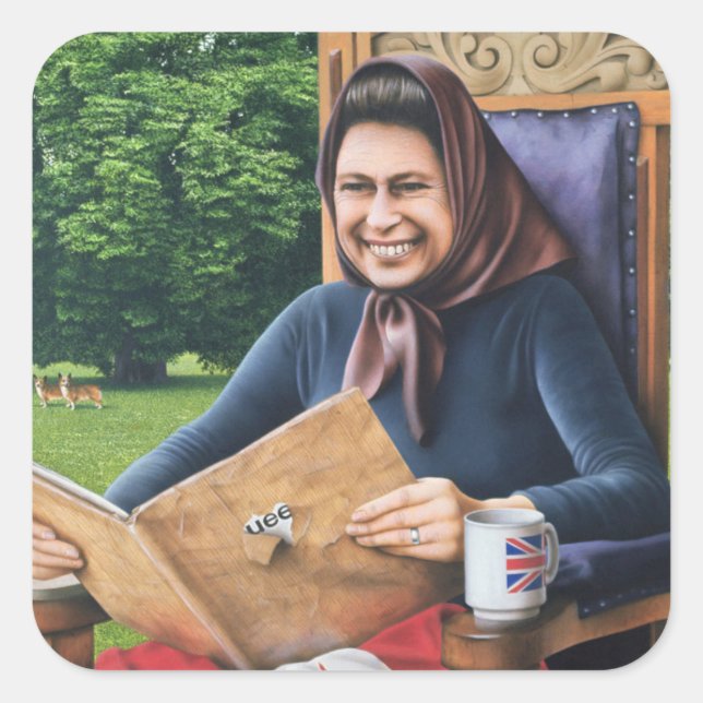 Refugee from England 1975 Square Sticker (Front)