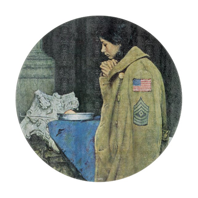 Refugee Thanksgiving Cutting Board (Front)