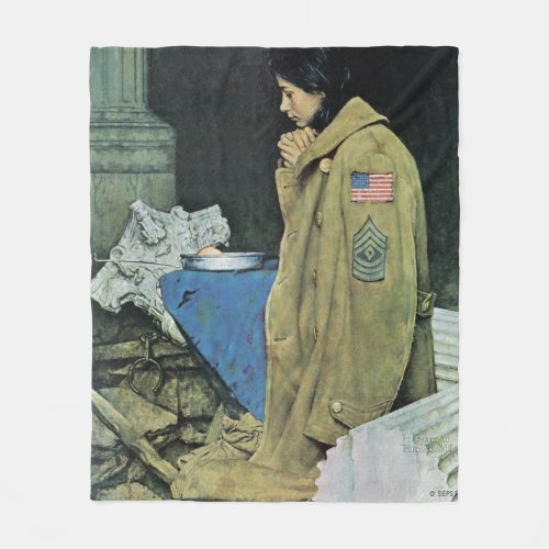 Refugee Thanksgiving Fleece Blanket