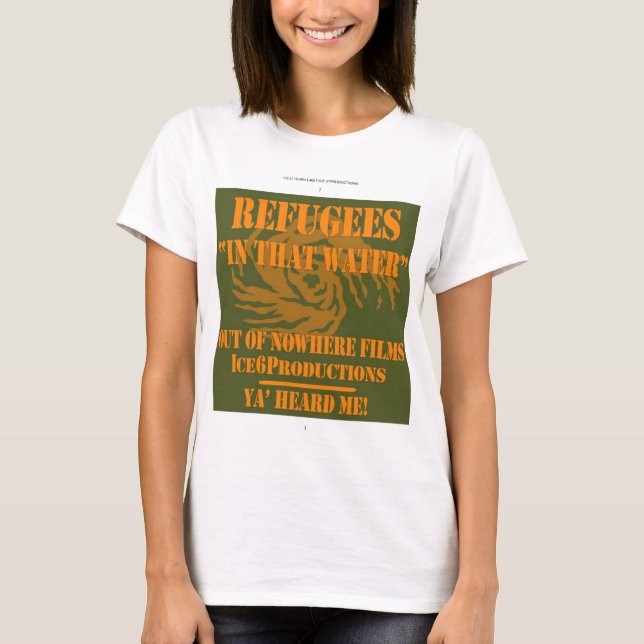 refugees tshirt design (Front)