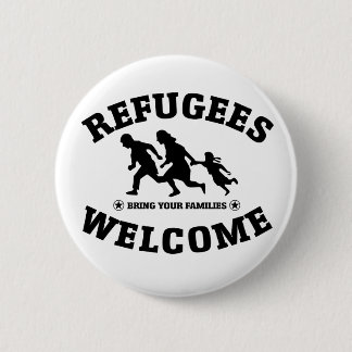 Refugees Welcome Button