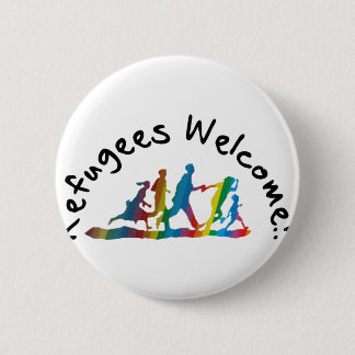 Refugees Welcome Button