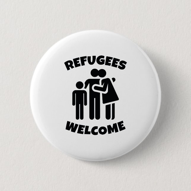 Refugees Welcome Button (Front)