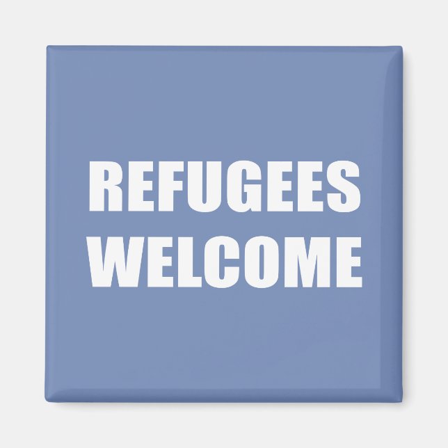 Refugees Welcome Magnet (Front)