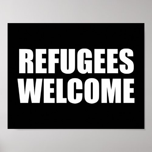 Refugees Welcome Poster