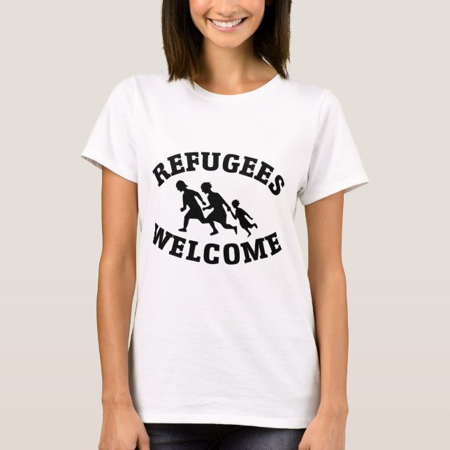 refugees welcome T-Shirt (Front)