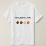 Refugees Welcome T-shirt at Zazzle