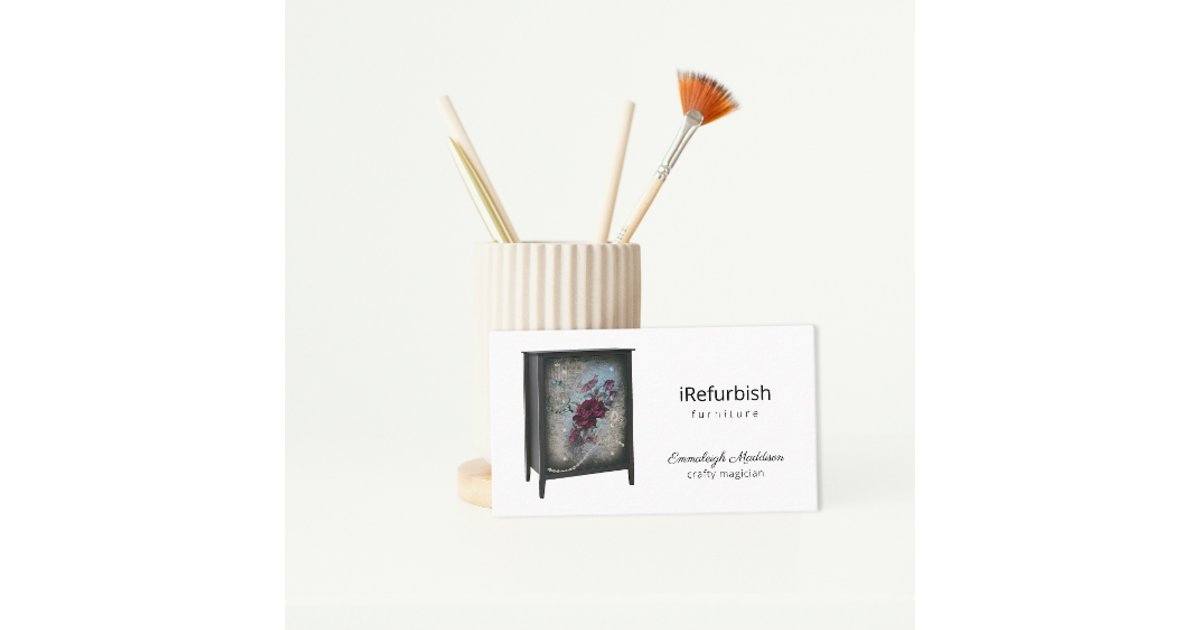 Refurbish Furniture Business Card Zazzle