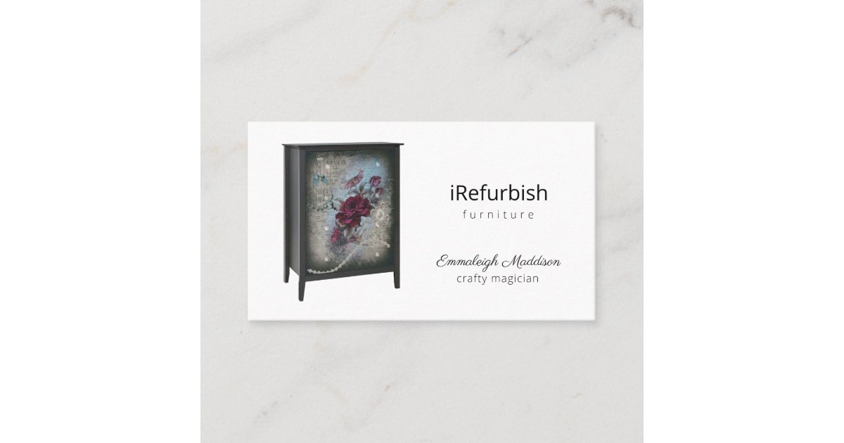 Refurbish Furniture Business Card Zazzle
