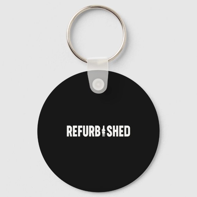 Refurbished New Knee Replacement Funny Knee Surger Keychain (Front)