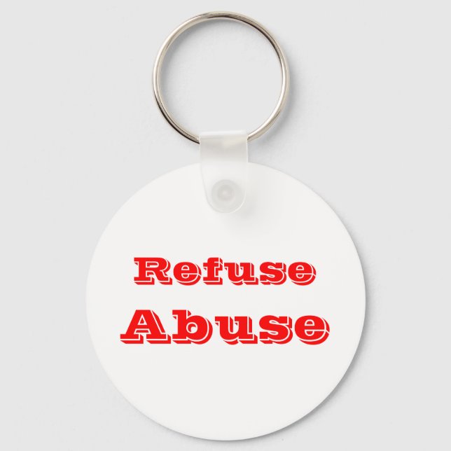 Refuse Keychain (Front)