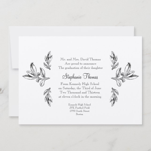 Regal Announcement or Invitation (Front)