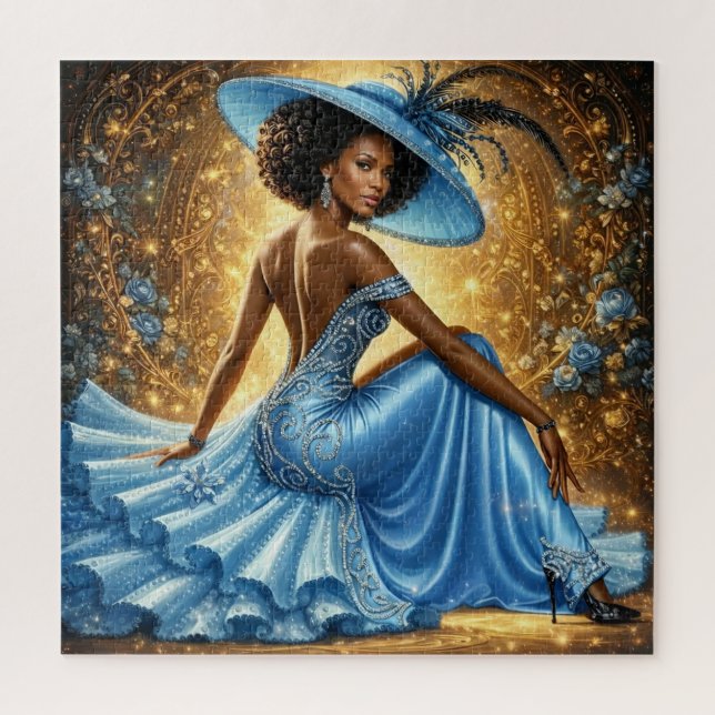 Regal Azure Dream Jigsaw Puzzle (Vertical)