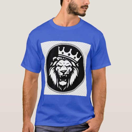 Regal Azure Roaring Lion Tee T_Shirt