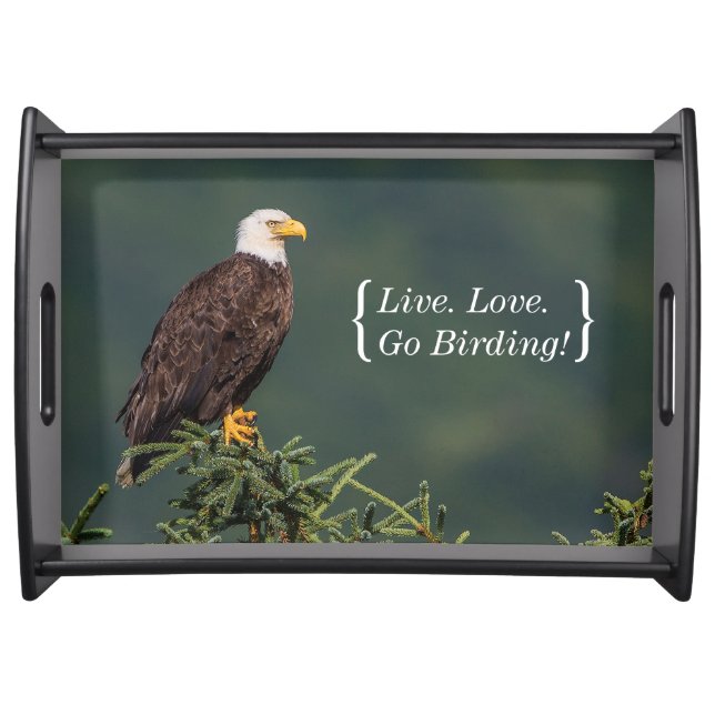 Regal Bald Eagle Serving Tray (Front)