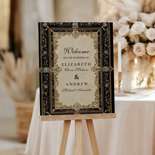 Regal Baroque Celestial Wedding Foam Board (Creator Uploaded)