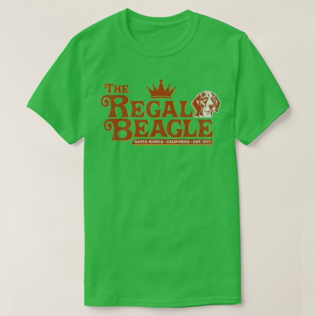 Regal Beagle Lounge 1977 Worn Lts T-Shirt (Design Front)