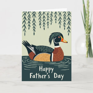 Regal Bird Fathers Day Card