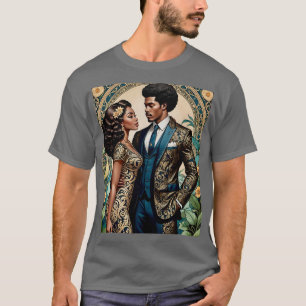 Regal Black Love Art Nouveau Tee