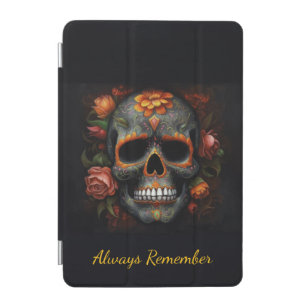 Regal Bloom Sugar Skull, custom iPad Mini Cover