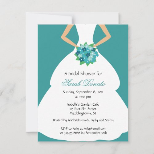 Regal Bridal Shower Invitation