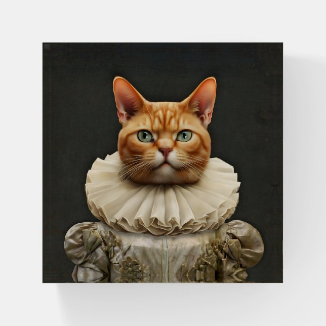 Regal Cat Paperweight (Front)