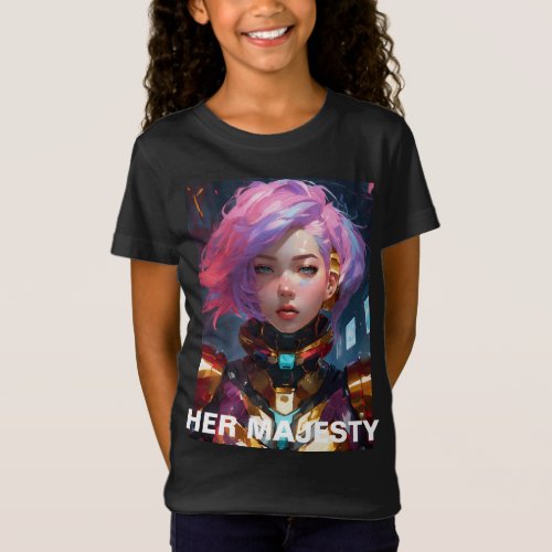 Regal Chic Her Majesty_Inspired Girls T_Shirt T_Shirt